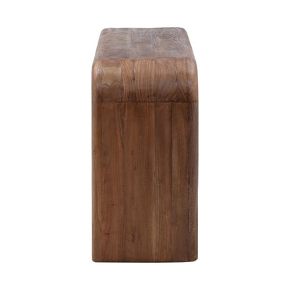 Henry & Mason - Joaquin Mindi Wood (White Cedar) Console Table in Brown - DV7552 veiw 3