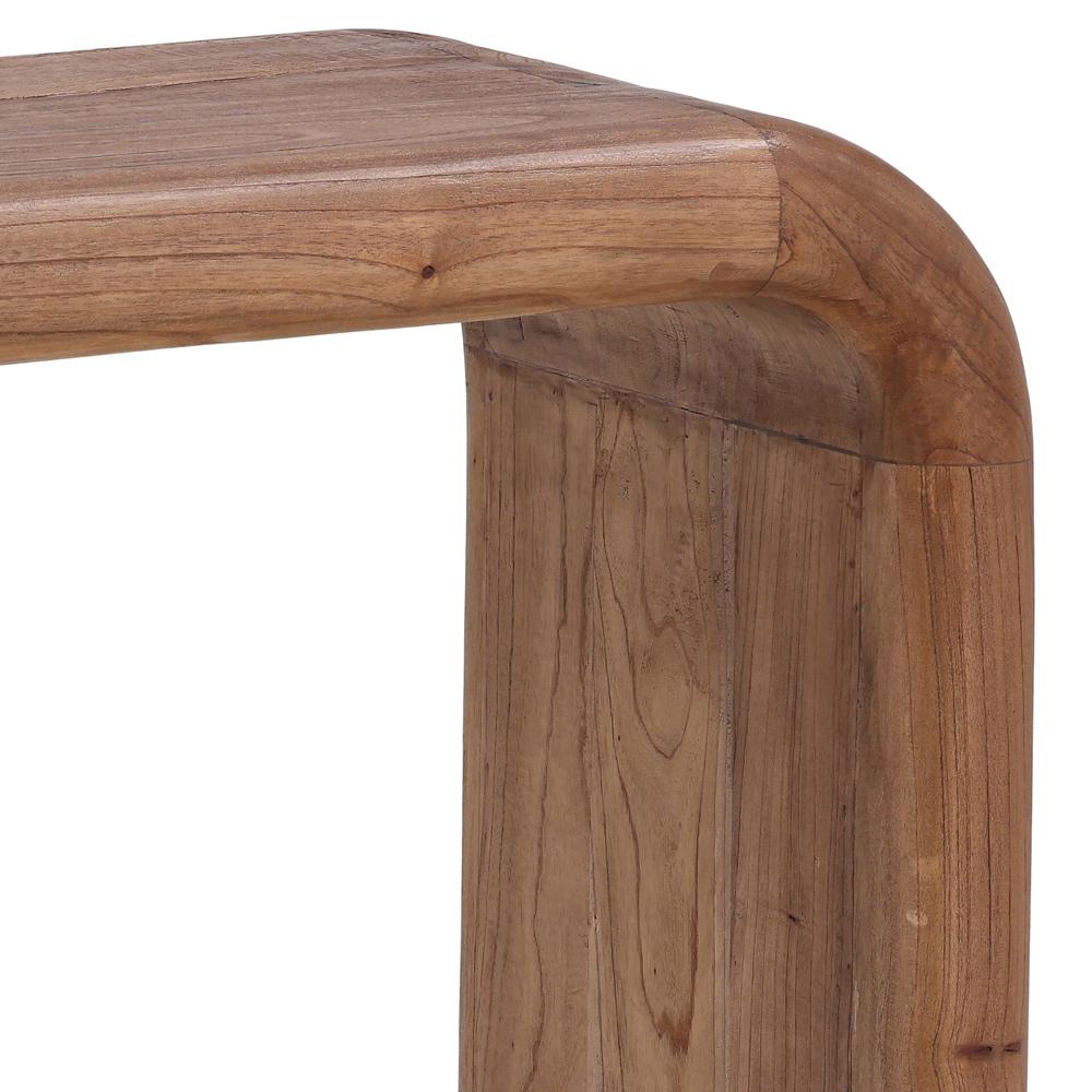 Henry & Mason - Joaquin Mindi Wood (White Cedar) Console Table in Brown - DV7552 veiw 5