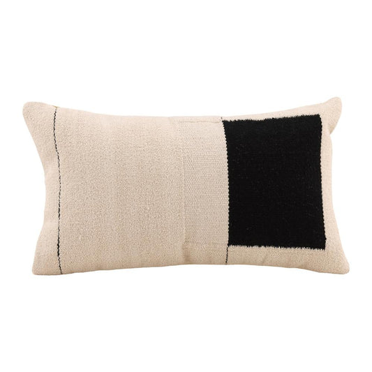 Henry & Mason - Jojo Handwoven Cotton Lumbar Pillow - DV7498 veiw 1
