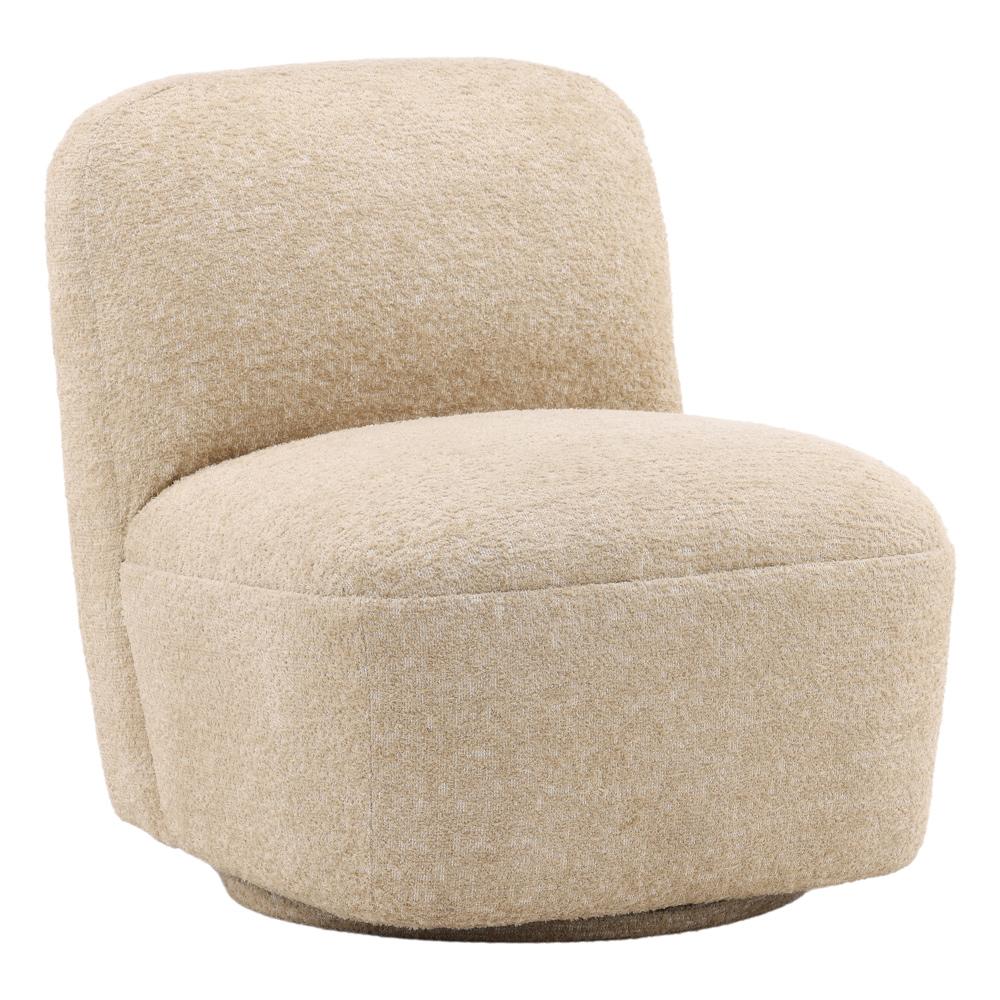 Henry & Mason - Jorba Hardwood Swivel Chair in Sand - DV7403 veiw 1