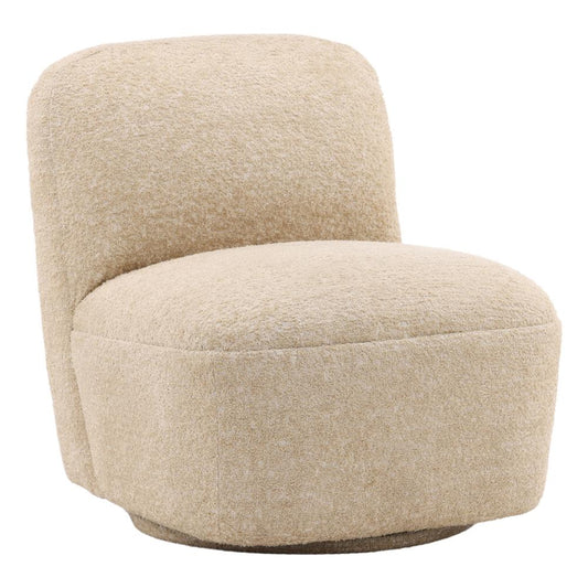 Henry & Mason - Jorba Hardwood Swivel Chair in Sand - DV7403 veiw 1