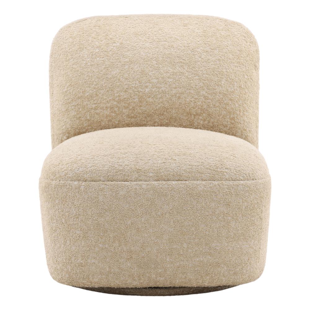 Henry & Mason - Jorba Hardwood Swivel Chair in Sand - DV7403 veiw 2