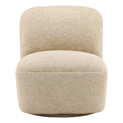 Henry & Mason - Jorba Hardwood Swivel Chair in Sand - DV7403 veiw 2
