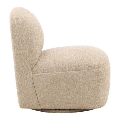 Henry & Mason - Jorba Hardwood Swivel Chair in Sand - DV7403 veiw 3