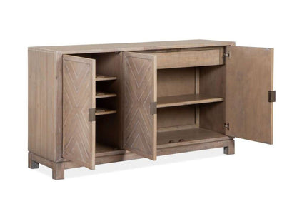 Henry & Mason - Juniper Hill Buffet in Cerused Khaki - AFA00017 view 2
