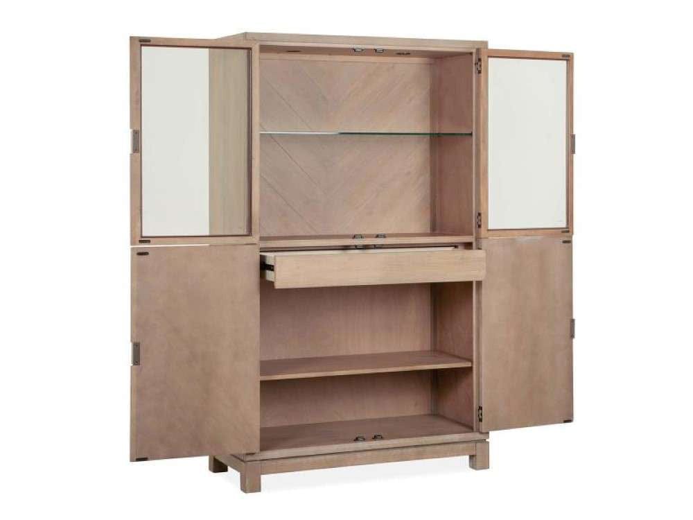 Henry & Mason - Juniper Hill Display Cabinet in Cerused Khaki - AFA00019 view 5