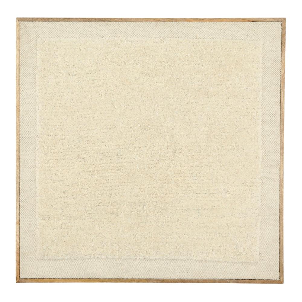 Henry & Mason - Karina Woven Wool Textured Art in a Natural Wood Float Frame - DV7917 veiw 1