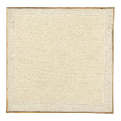 Henry & Mason - Karina Woven Wool Textured Art in a Natural Wood Float Frame - DV7917 veiw 1