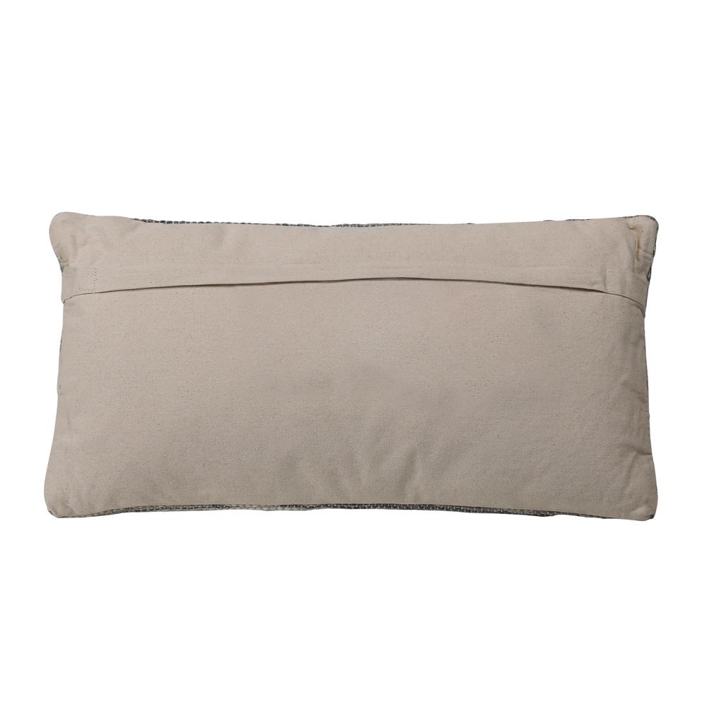 Henry & Mason - Kenya 26in Handwovwen Wool and Cotton Lumbar Pillow - DV7575 veiw 2