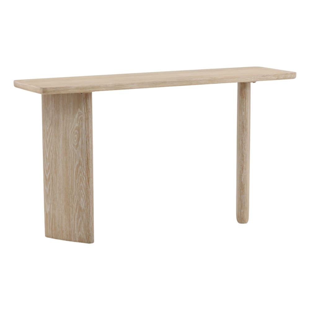 Henry & Mason - Kessler 55in Whitewashed Oak Console Table - DV7271 veiw 1