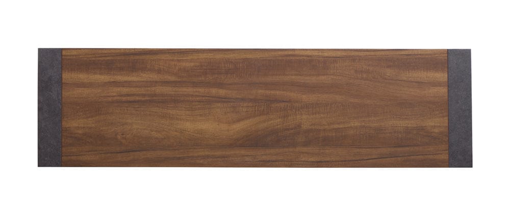 Henry & Mason  -  Kessler Tavern Brown Double Drawer Dresser With Paper Mirror  - AFA00996 view 8