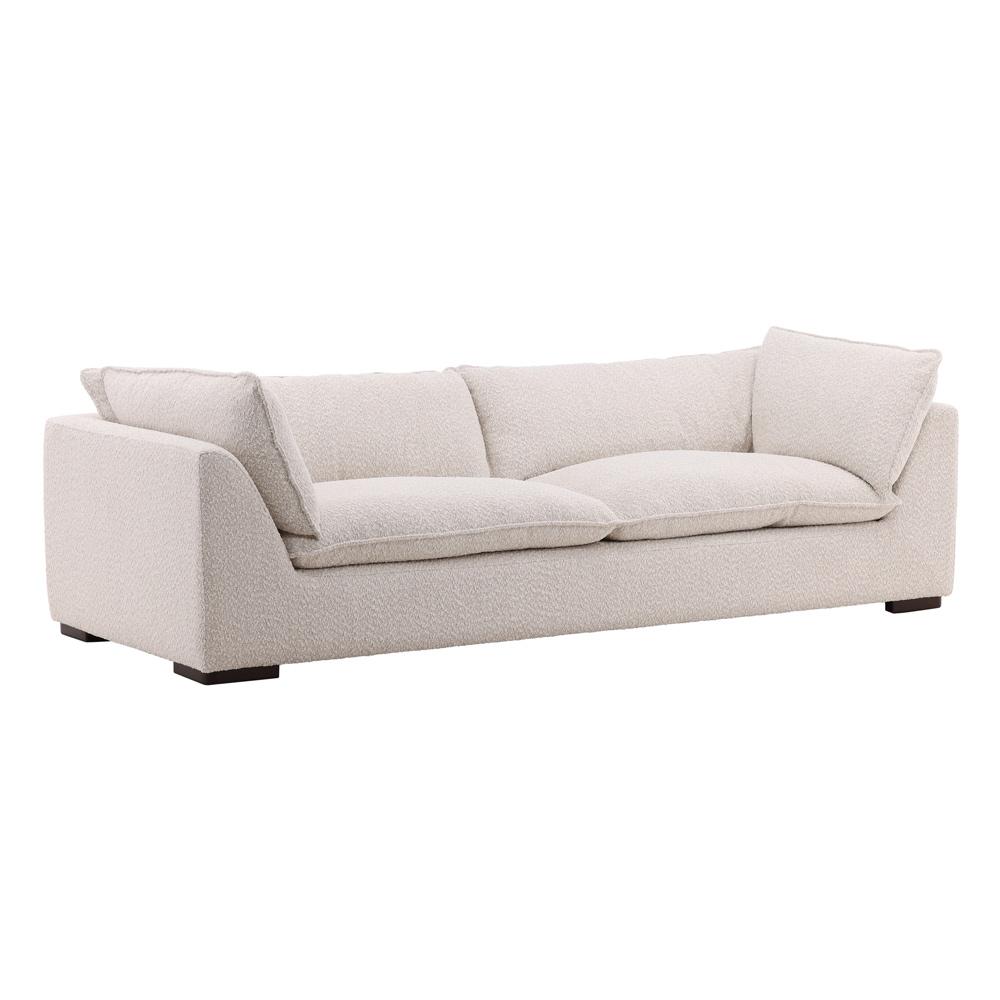 Henry & Mason - Kimber Ash Wood Sofa with Cream Chenille Fabric - DV7463 veiw 1
