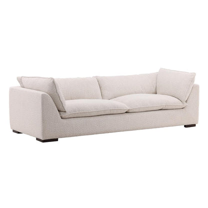 Henry & Mason - Kimber Ash Wood Sofa with Cream Chenille Fabric - DV7463 veiw 1