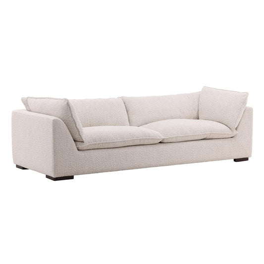 Henry & Mason - Kimber Ash Wood Sofa with Cream Chenille Fabric - DV7463 veiw 1