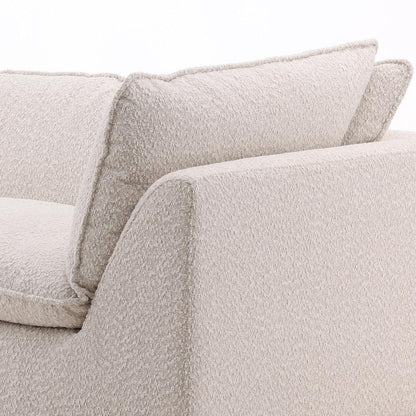 Henry & Mason - Kimber Ash Wood Sofa with Cream Chenille Fabric - DV7463 veiw 5