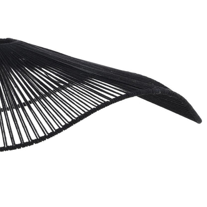 Henry & Mason - Kimiko Iron Frame Cotton Rope Hanging Pendant Light In Black - DV7794 veiw 2