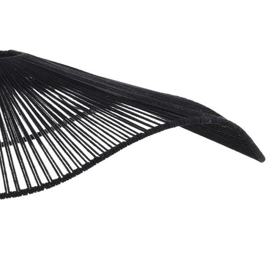 Henry & Mason - Kimiko Iron Frame Cotton Rope Hanging Pendant Light In Black - DV7794 veiw 2