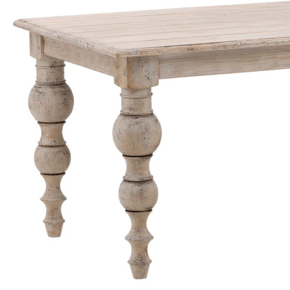 Henry & Mason - Kramer 84in Reclaimed Pine Wood Dinner Table in Antique Finish - DV7863 veiw 4