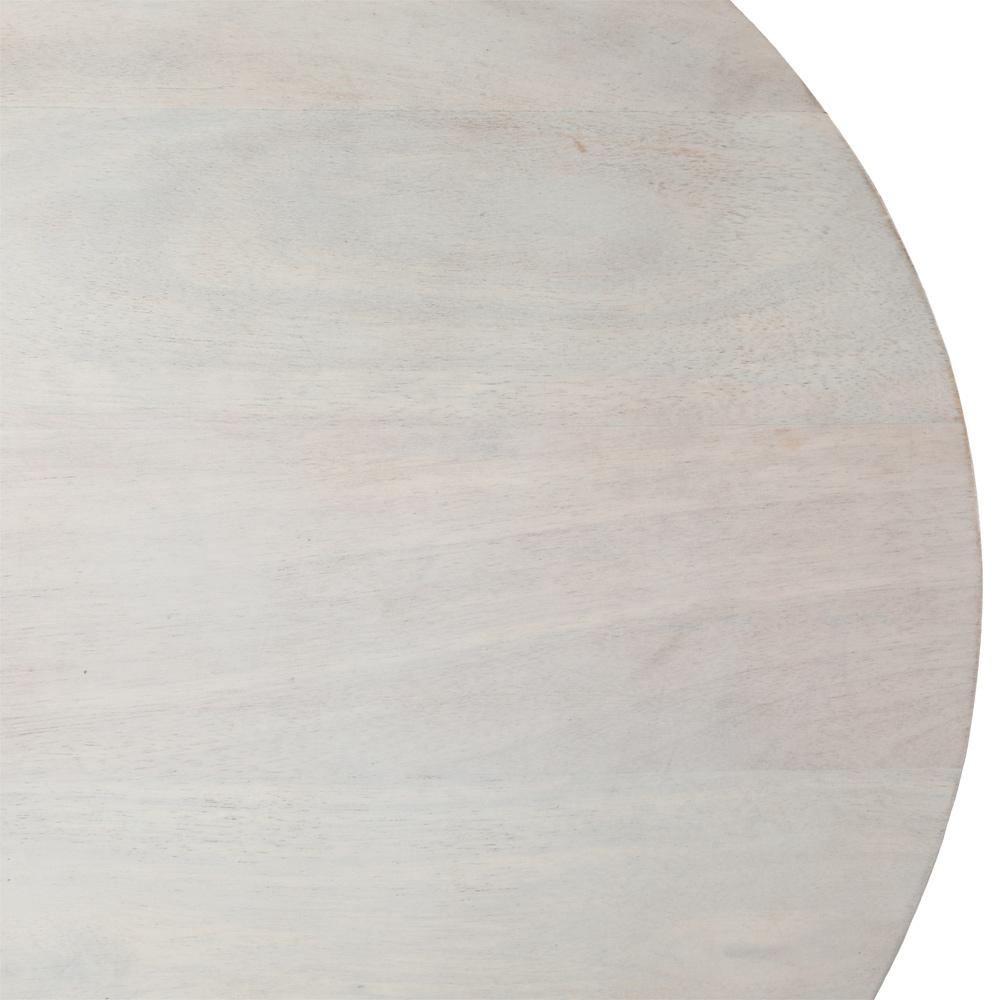 Henry & Mason - Laktiv Mango Wood End Table in White - DV7643 veiw 2