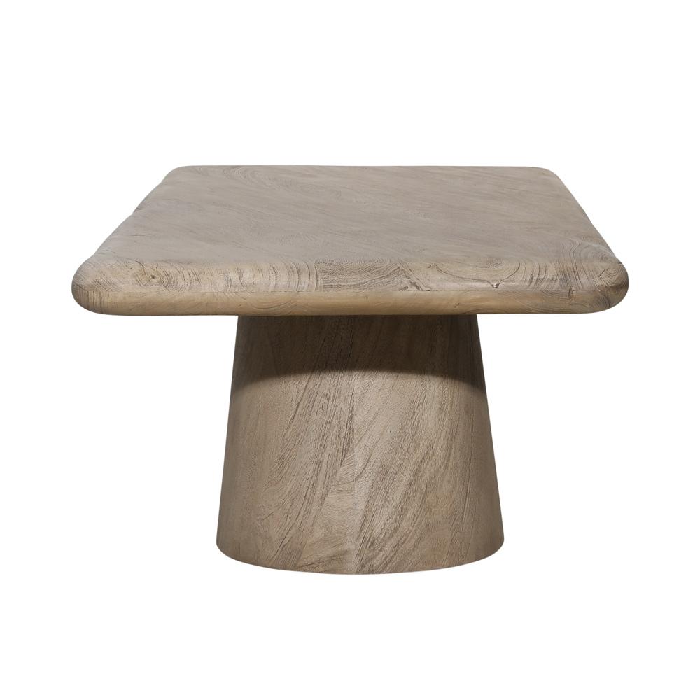 Henry & Mason - Langer Natural Sandblasted Acacia Wood Coffee Table - DV7655 veiw 3