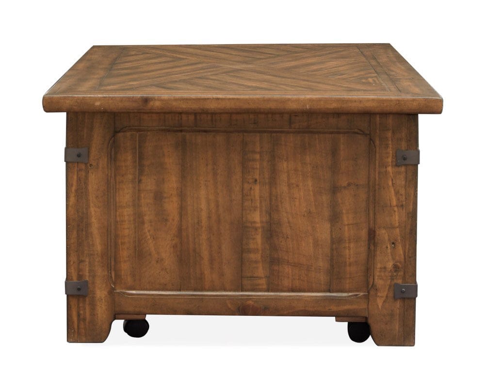 Henry & Mason - Lansbury Top Storage Cocktail Table With Casters - AFA00193 view 6
