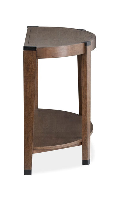 Henry & Mason  -  Lanson Wallaby And Matte Black Demilune Sofa Table  - AFA01007 view 6