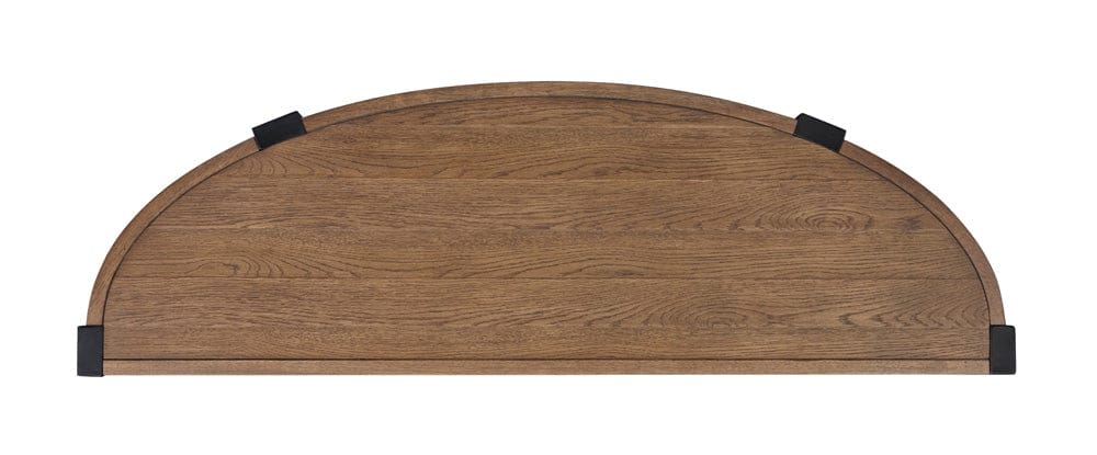 Henry & Mason  -  Lanson Wallaby And Matte Black Demilune Sofa Table  - AFA01007 view 9