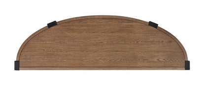 Henry & Mason  -  Lanson Wallaby And Matte Black Demilune Sofa Table  - AFA01007 view 9