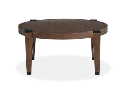 Henry & Mason  -  Lanson Wallaby And Matte Black Round Cocktail Table  - AFA01009 view 3