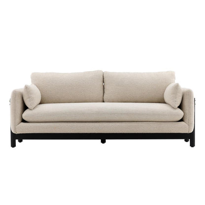 Henry & Mason - Lark 80in Mindi Wood Sofa In Beige Performance Fabric - DV7127 veiw 2