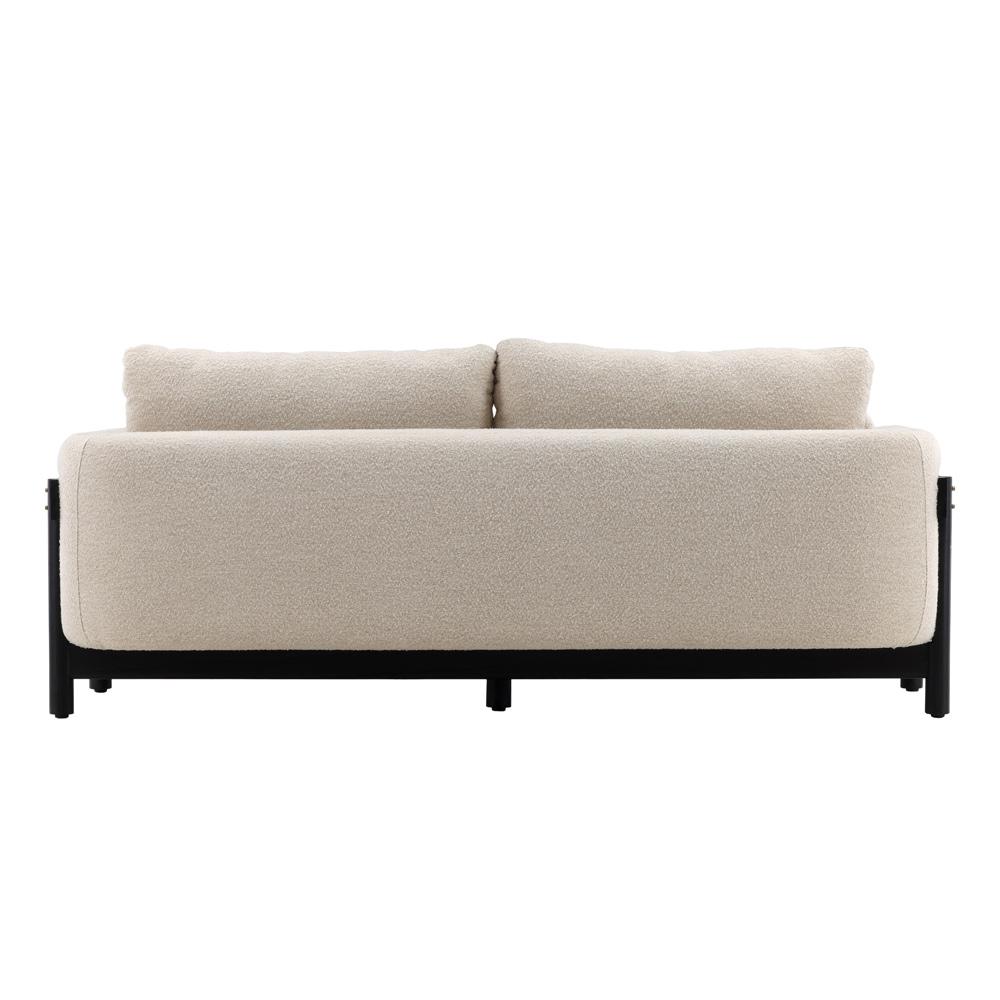 Henry & Mason - Lark 80in Mindi Wood Sofa In Beige Performance Fabric - DV7127 veiw 4