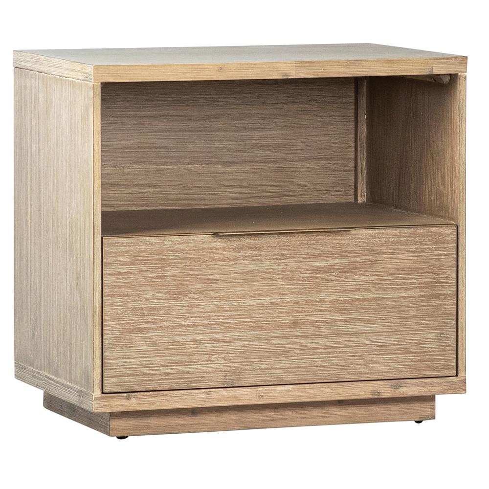 Henry & Mason - Lewis Solid Acacia Wood 6Night Stand in Warm Wash Finish - DV7264 veiw 1