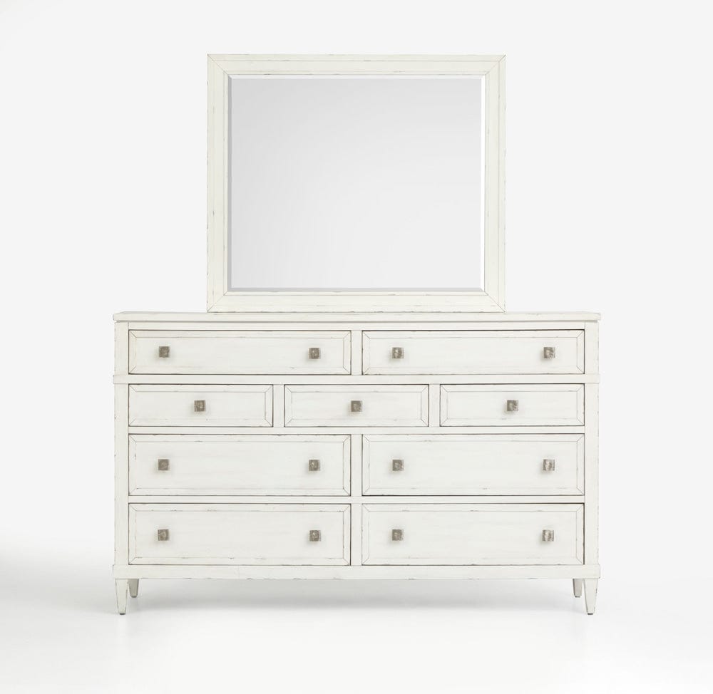 Henry & Mason  -  Linden Shore White Drawer Dresser With Landscape Mirror  - AFA00953 view 2