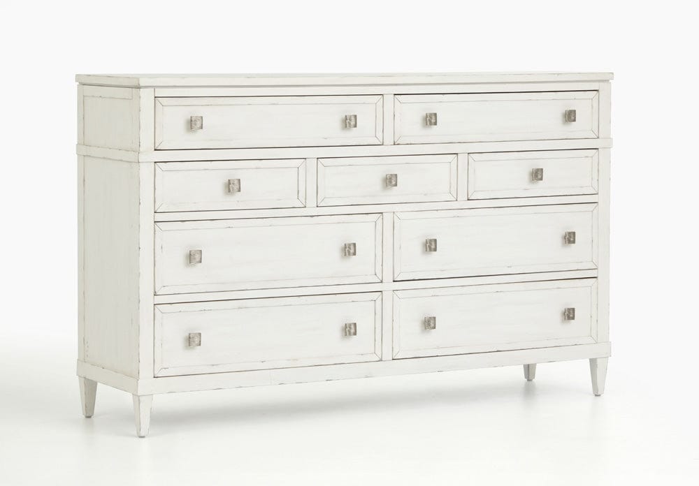 Henry & Mason  -  Linden Shore White Drawer Dresser With Landscape Mirror  - AFA00953 view 4