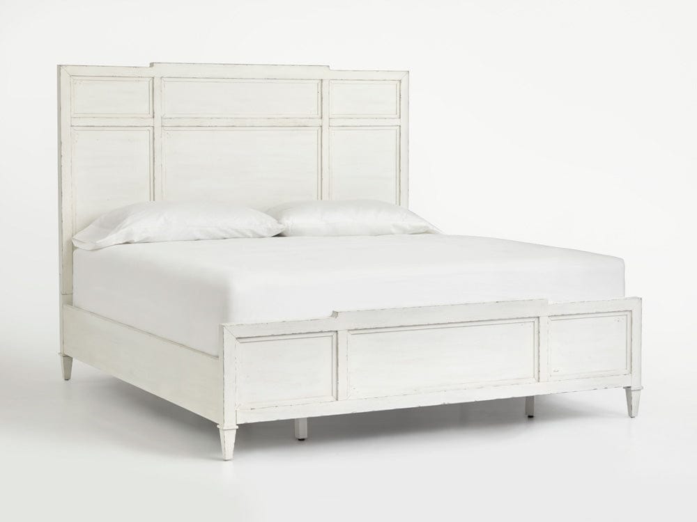 Henry & Mason  -  Linden Shore White King Panel Bed  - AFA00954 view 1