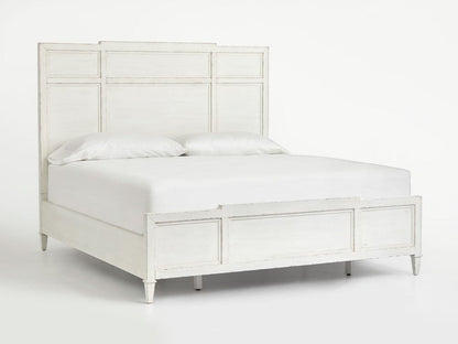Henry & Mason  -  Linden Shore White King Panel Bed  - AFA00954 view 1
