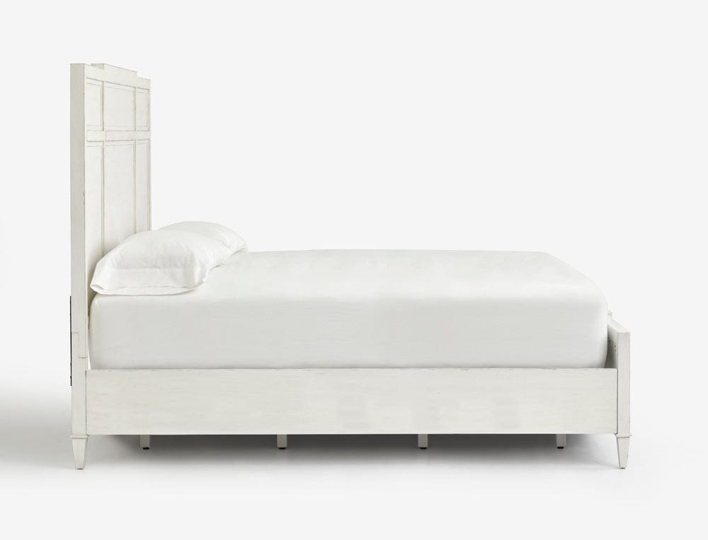 Henry & Mason  -  Linden Shore White King Panel Bed  - AFA00954 view 3