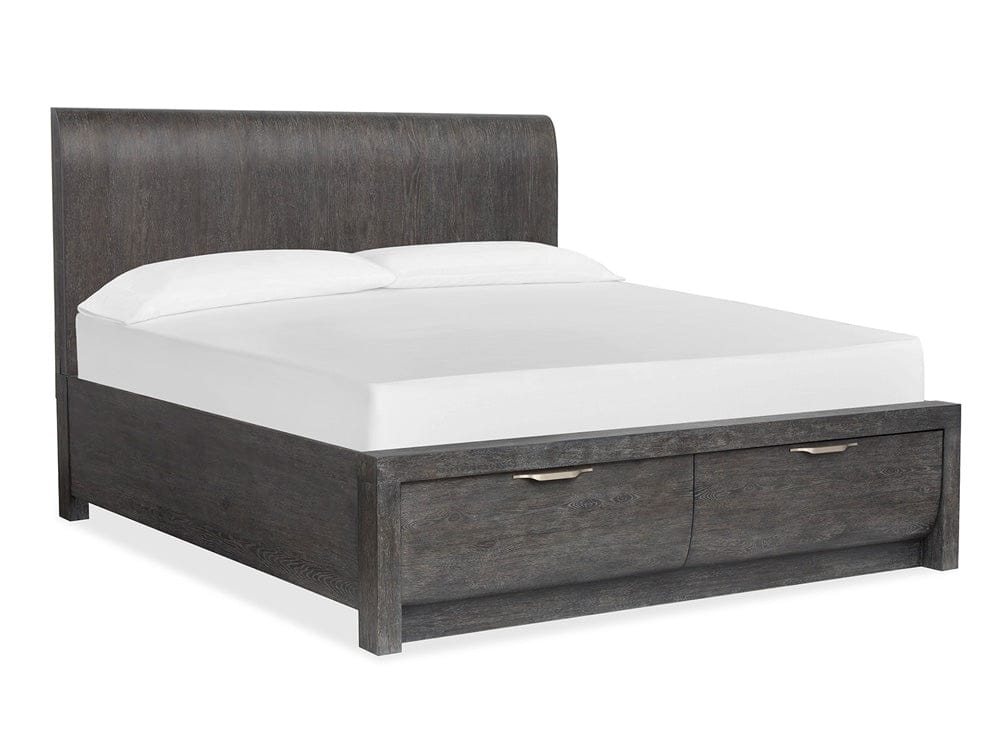 Henry & Mason  -  Linsbury Black Heron California King Panel Storage Bed  - AFA01031 view 1