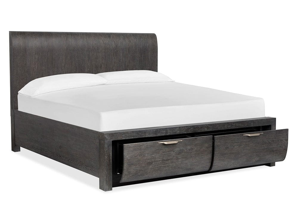Henry & Mason  -  Linsbury Black Heron California King Panel Storage Bed  - AFA01031 view 2