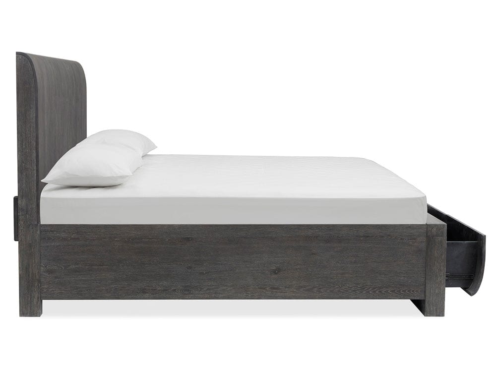 Henry & Mason  -  Linsbury Black Heron California King Panel Storage Bed  - AFA01031 view 5