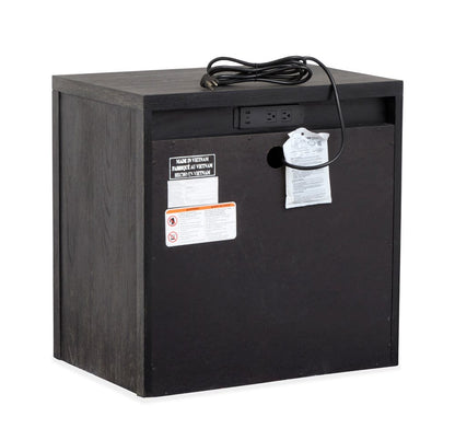 Henry & Mason  -  Linsbury Black Heron Drawer Nightstand  - AFA01034 view 4