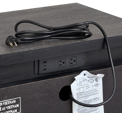 Henry & Mason  -  Linsbury Black Heron Drawer Nightstand  - AFA01034 view 8