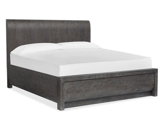 Henry & Mason  -  Linsbury Black Heron King Panel Bed  - AFA01036 view 1