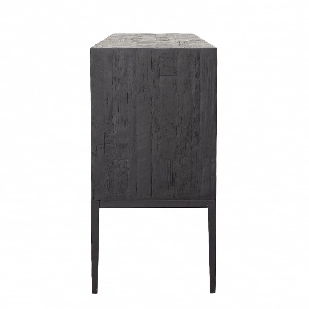 Henry & Mason - Loge Natural Teak Wood and Black Iron Sideboard - DV7924 veiw 3