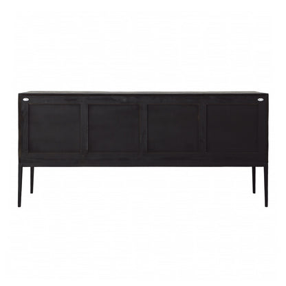 Henry & Mason - Loge Natural Teak Wood and Black Iron Sideboard - DV7924 veiw 4