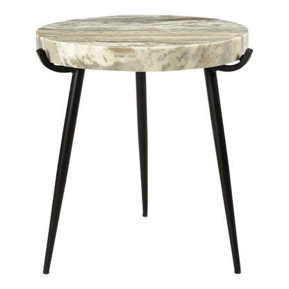 Henry & Mason - Lunar Marble Accent Table - LUN-849-BRO-ACCT veiw 1