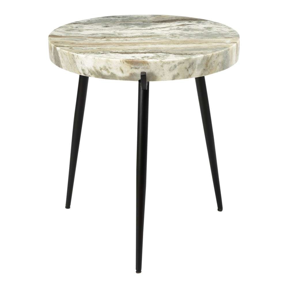 Henry & Mason - Lunar Marble Accent Table - LUN-849-BRO-ACCT veiw 2