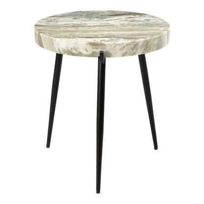 Henry & Mason - Lunar Marble Accent Table - LUN-849-BRO-ACCT veiw 2