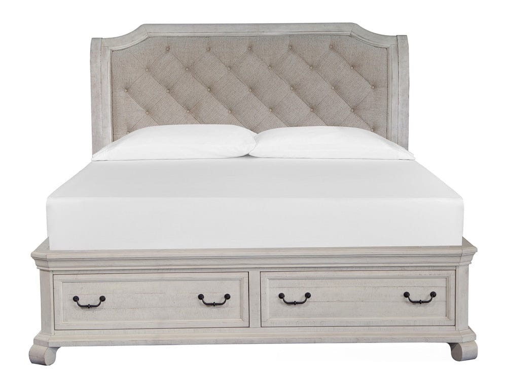 Henry & Mason  -  Lyric Haven Alabaster California King Sleigh Storage Bed  - AFA00820 view 2