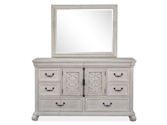 Henry & Mason  -  Lyric Haven Alabaster Drawer Dresser With Landscape Mirror  - AFA00824 view 2